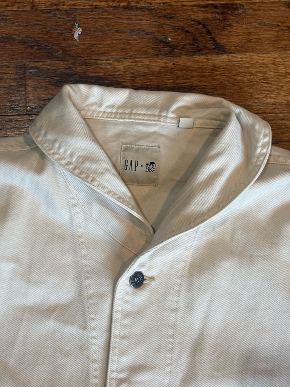 Gap BK Circus Classic Beige Cotton chore jacket cream XL - Picture 10 of 11